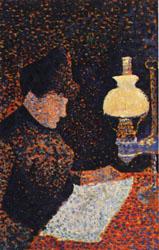 Paul Signac Woman by Lamplight china oil painting image